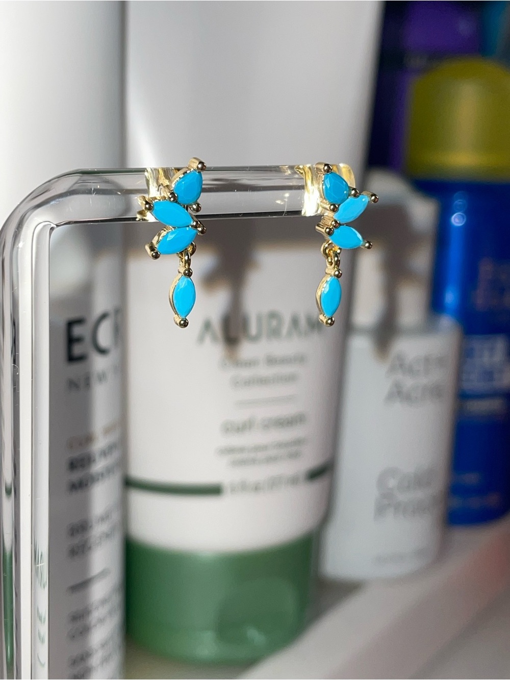 Turquoise Earring Set New - Picture 3 of 8